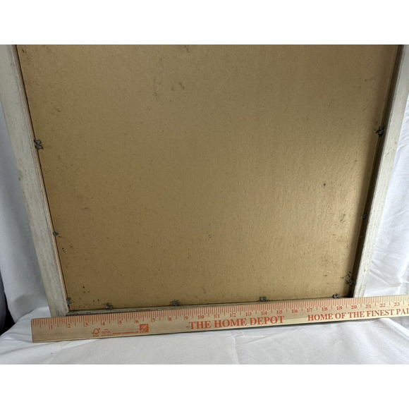 Vintage Paint by Number -The Blue Boy 31” x 21” White & Gold Frame Reproduction - Picture 10 of 12